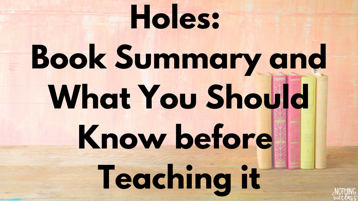 Holes by Louis Sachar {Novel Study} | Digital + Printable
