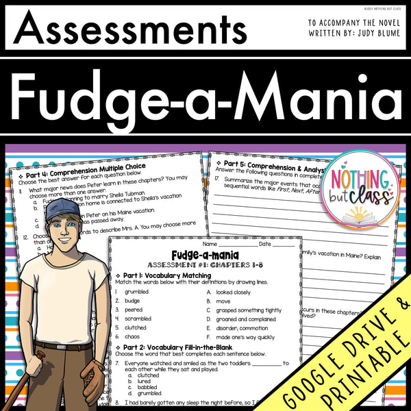 Fudge-a-Mania - Tests | Quizzes | Assessments