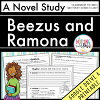 Beezus and Ramona Novel Study Unit