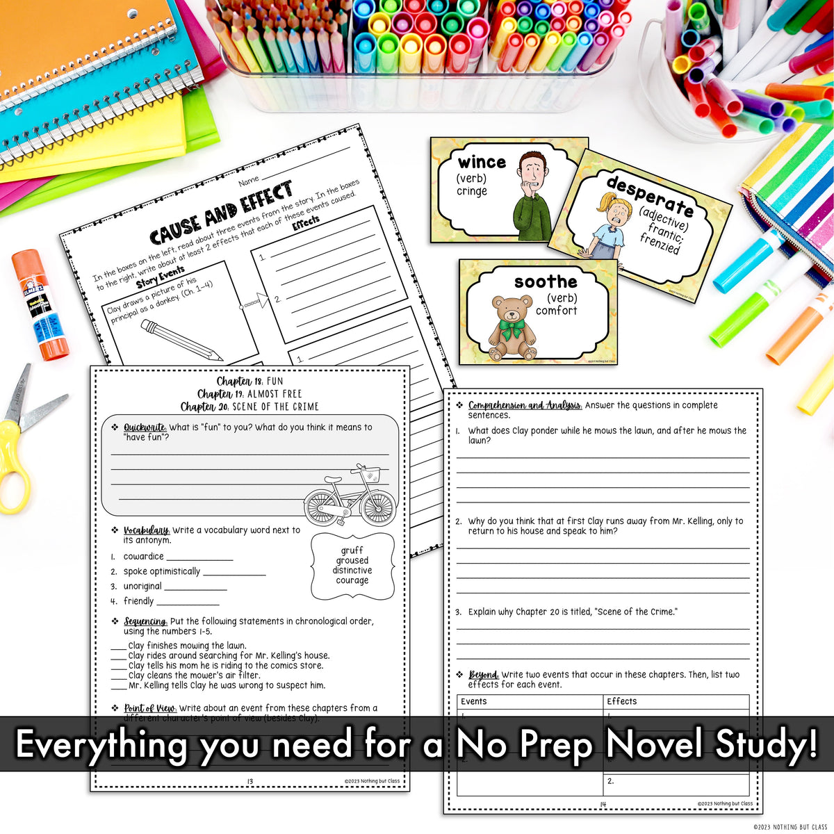 Troublemaker Novel Study Unit – Nothing but Class