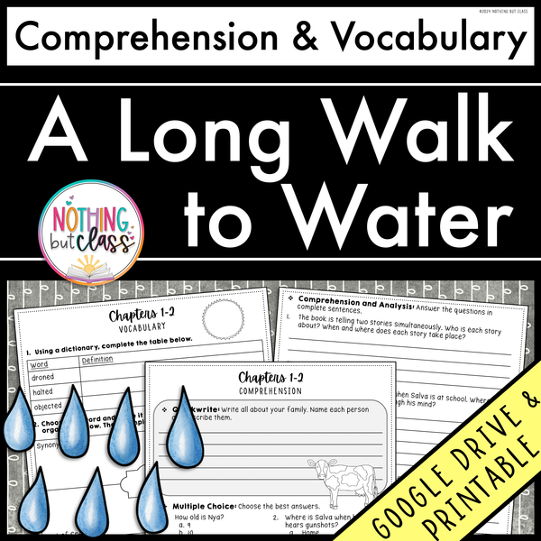 A Long Walk to Water | Comprehension and Vocabulary