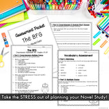 The BFG - Tests | Quizzes | Assessments