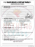 Runaway Ralph | Comprehension and Vocabulary by chapter
