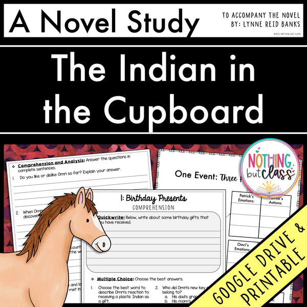 The Indian in the Cupboard Novel Study Unit