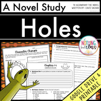 Holes Novel Study Unit