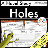 Holes Novel Study Unit