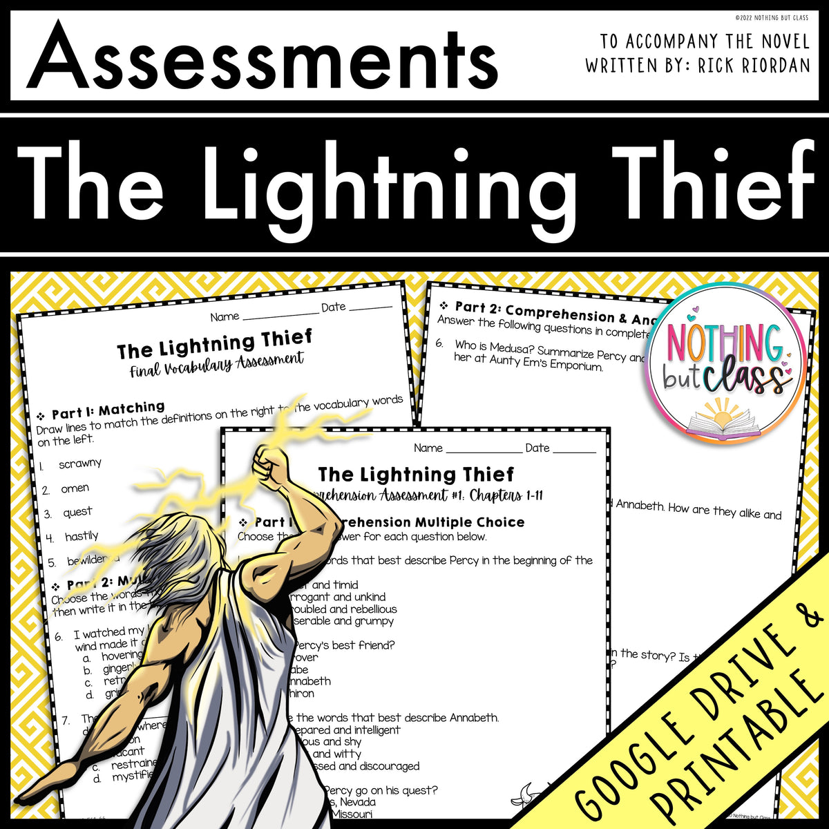 The Lightning Thief Book Quiz