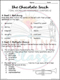 The Chocolate Touch - Tests | Quizzes | Assessments