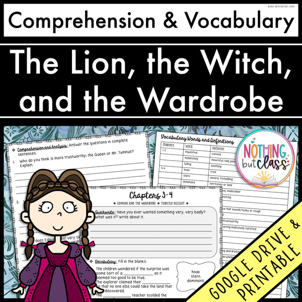 The Lion, the Witch, and the Wardrobe | Comprehension and Vocabulary