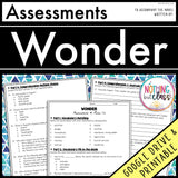 Wonder | Tests, Quizzes, Assessments