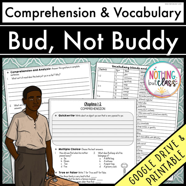 Bud, Not Buddy | Comprehension and Vocabulary