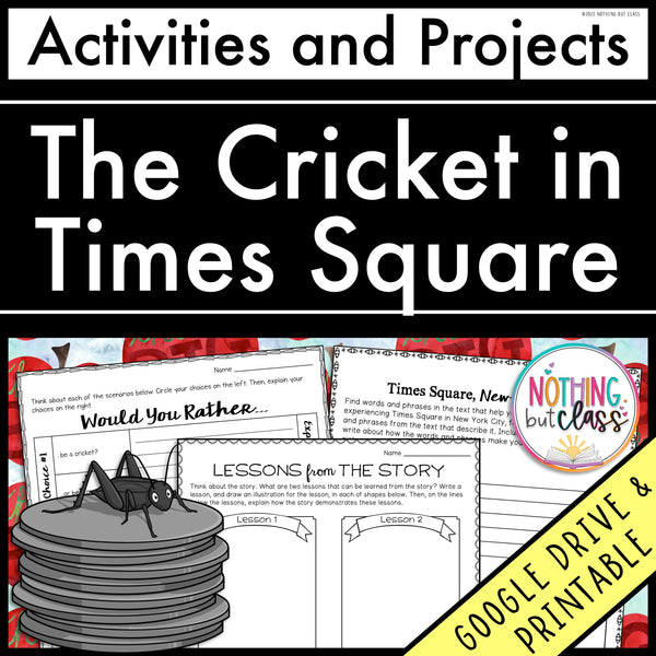 The Cricket in Times Square | Activities and Projects