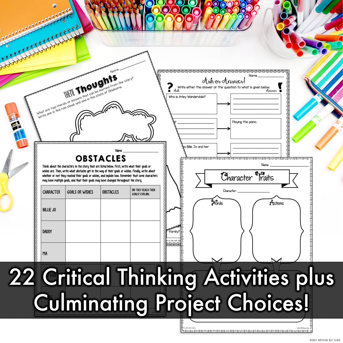 Out of the Dust | Activities and Projects – Nothing but Class