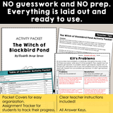 The Witch of Blackbird Pond - Activities and Creative Projects