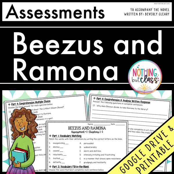 Beezus and Ramona - Tests | Quizzes | Assessments