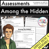 Among the Hidden - Tests | Quizzes | Assessments - for Novel Study