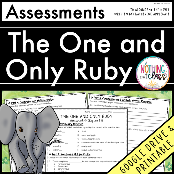 The One and Only Ruby - Tests | Quizzes | Assessments