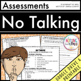 No Talking - Tests | Quizzes | Assessments