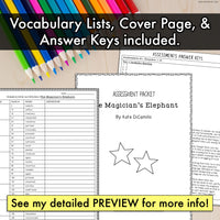 The Magician's Elephant - Tests | Quizzes | Assessments
