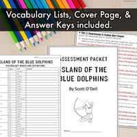 Island of the Blue Dolphins - Tests | Quizzes | Assessments