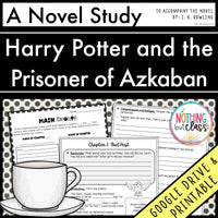 Harry Potter and the Prisoner of Azkaban Novel Study MEGA Pack