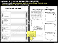 Mr. Popper's Penguins | Activities and Projects