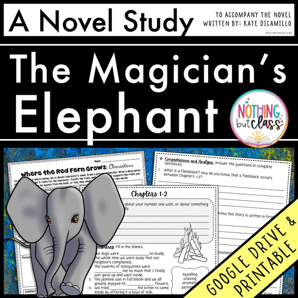 The Magician's Elephant Novel Study Unit
