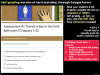 There's a Boy in the Girls' Bathroom - Tests | Quizzes | Assessments