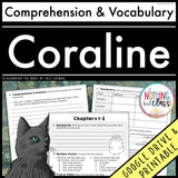 Coraline | Comprehension and Vocabulary Pack