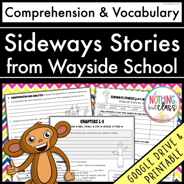 Sideways Stories from Wayside School | Comprehension and Vocabulary