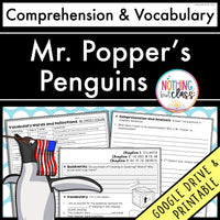 Mr. Popper's Penguins | Comprehension and Vocabulary