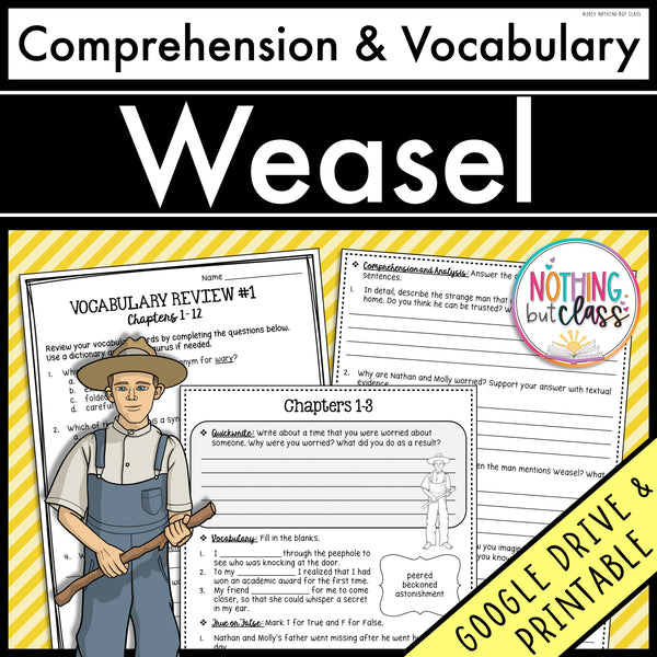 Weasel | Comprehension and Vocabulary