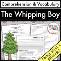The Whipping Boy | Comprehension and Vocabulary