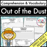 Out of the Dust | Comprehension and Vocabulary by chapter