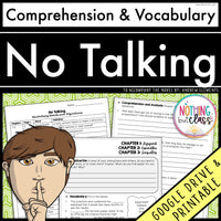 No Talking | Comprehension and Vocabulary