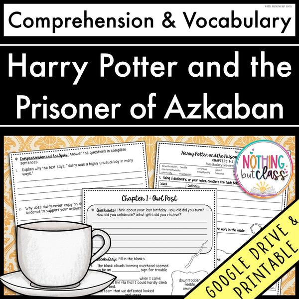 Harry Potter and the Prisoner of Azkaban | Comprehension and Vocabulary