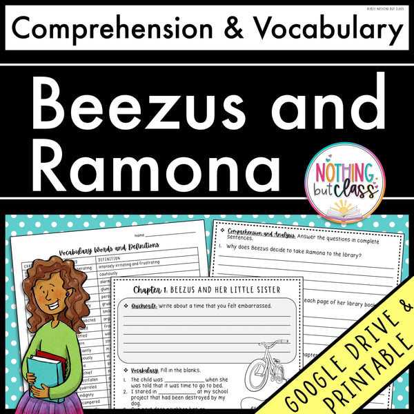 Beezus and Ramona | Comprehension and Vocabulary