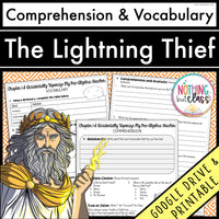 The Lightning Thief | Comprehension and Vocabulary