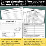 Coraline | Comprehension and Vocabulary Pack