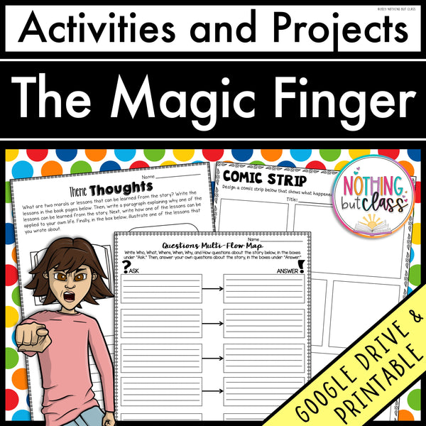 The Magic Finger | Activities and Projects