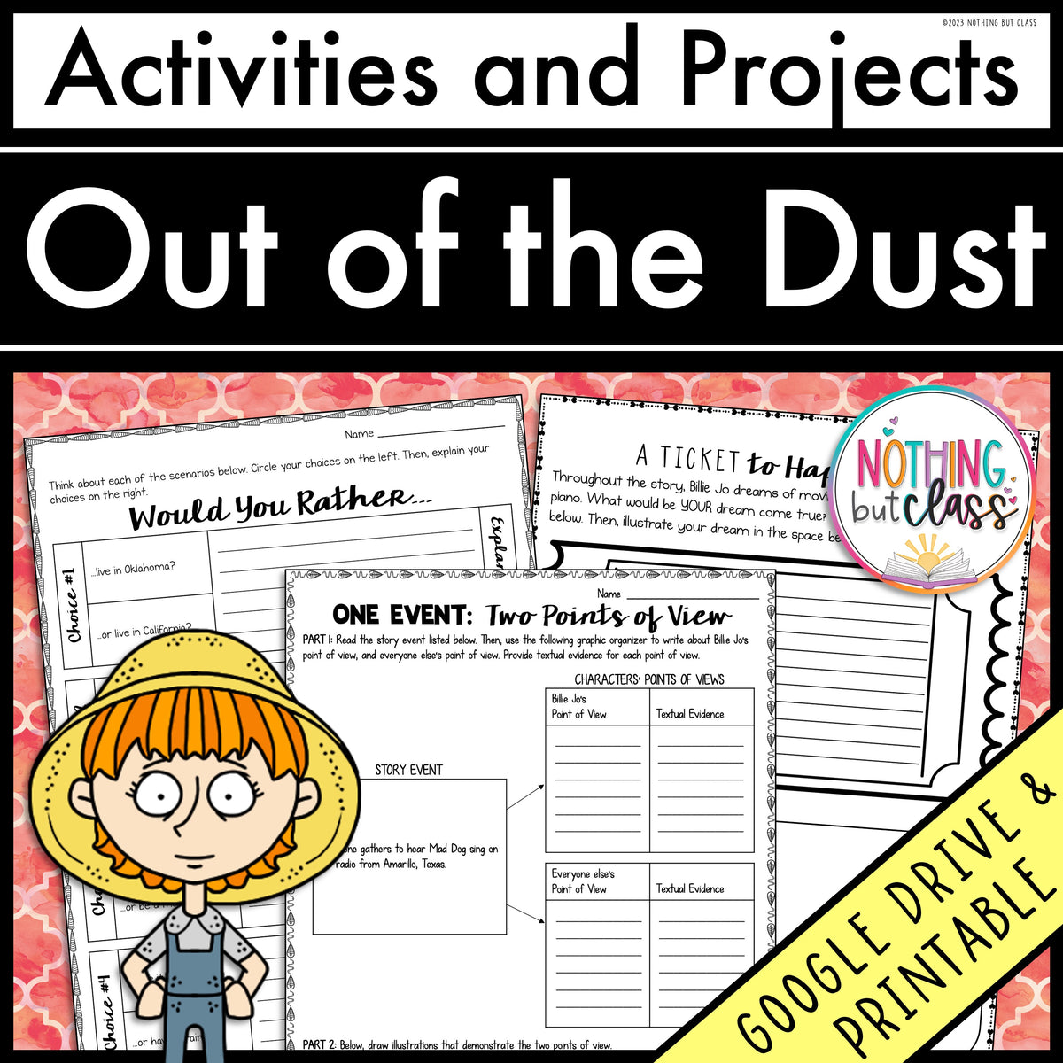 Out of the Dust | Activities and Projects – Nothing but Class