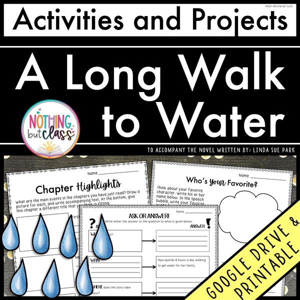 A Long Walk to Water | Activities and Projects
