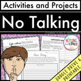 No Talking | Activities and Projects
