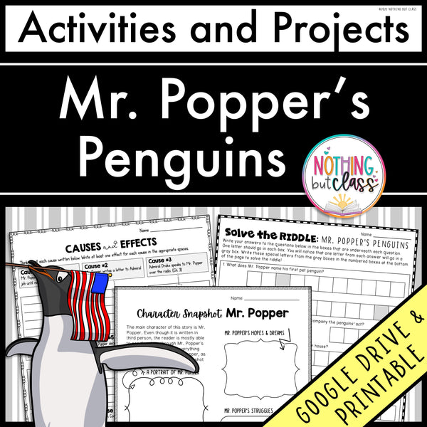 Mr. Popper's Penguins | Activities and Projects