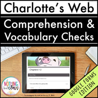 Charlotte's Web | Google Forms Edition | Novel Study