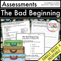 The Bad Beginning - Tests | Quizzes | Assessments
