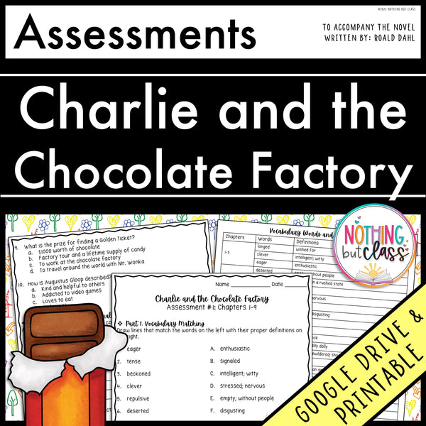 Charlie and the Chocolate Factory - Assessments