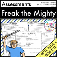 Freak the Mighty - Tests | Quizzes | Assessments