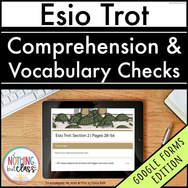 Esio Trot | Google Forms Edition | Novel Study