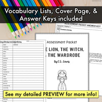 The Lion, the Witch, and the Wardrobe - Tests | Quizzes | Assessments